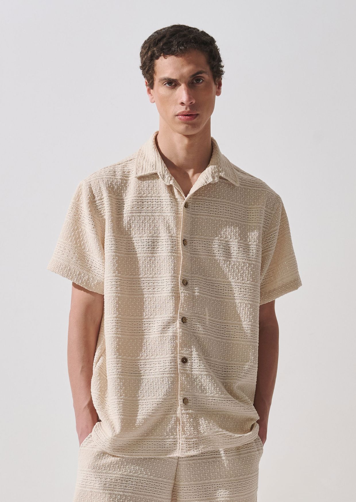 Camisa Calada Crema 1