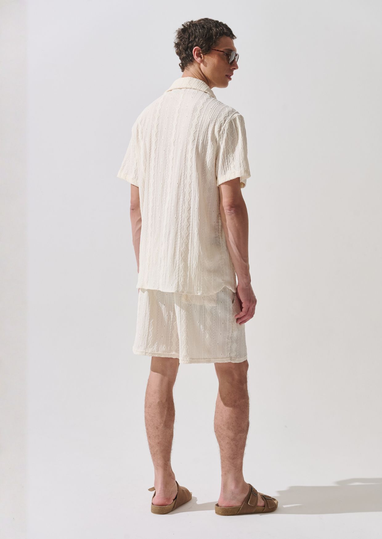 Camisa Hibisco Crema 3